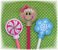 Christmas Pencil Toppers Set 2