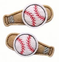 Baseball Bat Clip Cover Felt Stitchies
