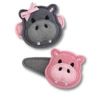 Hippopotamus Felt Stitchies