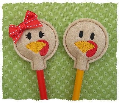 Turkey Face Pencil Toppers