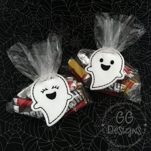 Ghost Treat Bag Topper