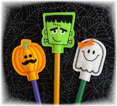 Halloween Pencil Toppers Set 1