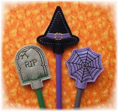 Halloween Pencil Toppers Set 2