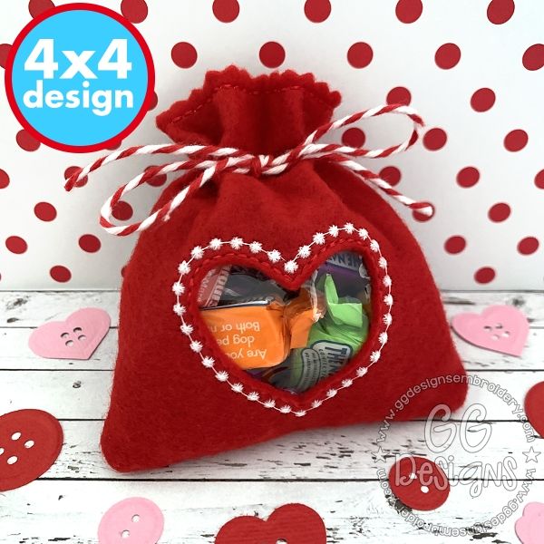 Heart Treat Bag 4x4