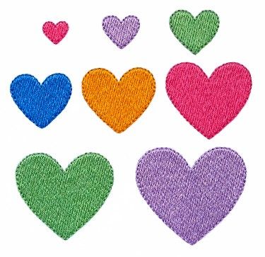Mini Filled Hearts Gg Designs Embroidery,Basic Simple Wood Carving Designs