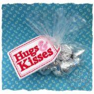 Hugs and Kisses Treat Bag Topper