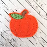 Plain Pumpkin Felt Stitchies
