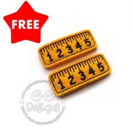 FREE Ruler Clip Cover Felt Stitchies