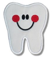 Happy Tooth Applique