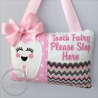 Boy and Girl Tooth Fairy Pillow