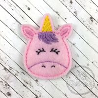 Unicorn Head Felt Stitchies