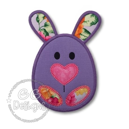 FREE Bunny Egg Applique - GG Designs Embroidery