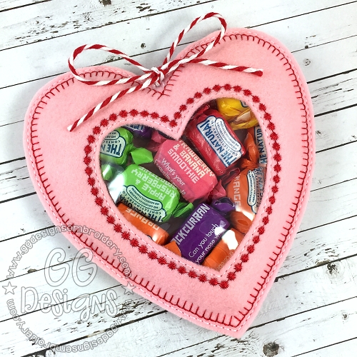 Mini Filled Hearts - GG Designs Embroidery